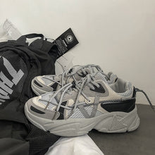 画像をギャラリービューアに読み込む, レディース 厚底 ダッドスニーカー 全3色 カジュアル ユニセックス スニーカー