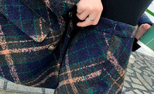 画像をギャラリービューアに読み込む, レディース セットアップ ブレザー×スカート ツイード 秋冬 ショート