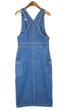 画像をギャラリービューアに読み込む, ラップタイプ デニム レディース ジャンパースカート サロペット