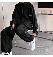 画像をギャラリービューアに読み込む, セットアップ ハーフジップ ワッフル トップス × パンツ