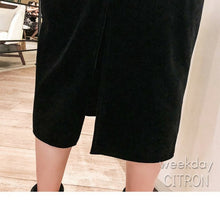 画像をギャラリービューアに読み込む, ロングワンピース セットドレス 透け感ありワンピース シースルー長袖トップス×ベロアワンピース ブラックワンピース