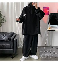 画像をギャラリービューアに読み込む, セットアップ ハーフジップ ワッフル トップス × パンツ