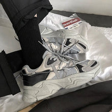 画像をギャラリービューアに読み込む, レディース 厚底 ダッドスニーカー 全3色 カジュアル ユニセックス スニーカー