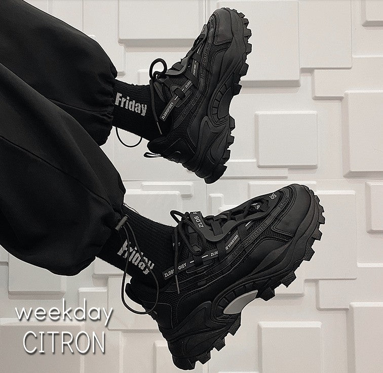 メンズ ダッドシューズ  カジュアル スニーカー  4色 韓国