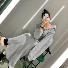 画像をギャラリービューアに読み込む, セットアップ ツーピース コーデュロイ パーカー レディース マーメイド ロング スカート