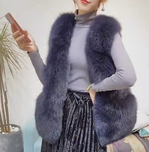 画像をギャラリービューアに読み込む, レディース ベスト エコファー フェイクファー アウター ベスト ジレ 6色 韓国