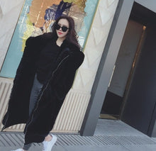 画像をギャラリービューアに読み込む, ファーコート ビッグシルエット レディース フェイクファー 2色 韓国