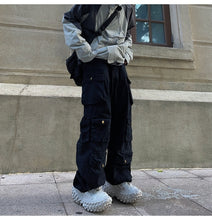 画像をギャラリービューアに読み込む, ストリート カーゴ メンズ パンツ 3色 カーゴパンツ ワイド 韓国 カジュアル