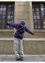 画像をギャラリービューアに読み込む, ストリート カーゴ メンズ パンツ 3色 カーゴパンツ ワイド 韓国 カジュアル