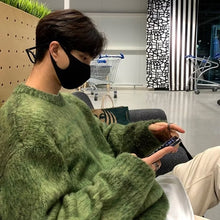 画像をギャラリービューアに読み込む, セーター メンズ グラデーションカラー ニット 2色 無地 韓国