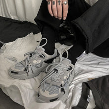 画像をギャラリービューアに読み込む, レディース 厚底 ダッドスニーカー 全3色 カジュアル ユニセックス スニーカー