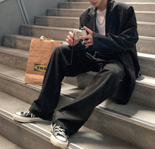 画像をギャラリービューアに読み込む, セットアップ スーツ ストライプ ジャケット × パンツ メンズ セットアップ 秋冬