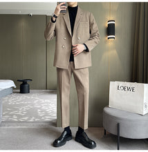 画像をギャラリービューアに読み込む, メンズ セットアップ スーツ ダブル セットアップ 秋冬 韓国