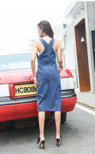 画像をギャラリービューアに読み込む, ラップタイプ デニム レディース ジャンパースカート サロペット