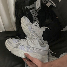 画像をギャラリービューアに読み込む, レディース 厚底 ダッドスニーカー 全3色 カジュアル ユニセックス スニーカー