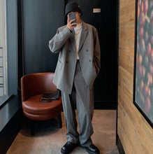 画像をギャラリービューアに読み込む, セットアップ スーツ ストライプ ジャケット × パンツ メンズ セットアップ 秋冬