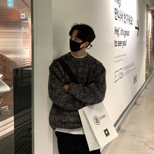 画像をギャラリービューアに読み込む, セーター メンズ グラデーションカラー ニット 2色 無地 韓国