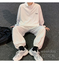 画像をギャラリービューアに読み込む, セットアップ ハーフジップ ワッフル トップス × パンツ