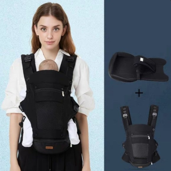 抱っこ紐  ベビーキャリア   ブラック  ブルー 2色