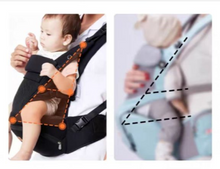 画像をギャラリービューアに読み込む, 抱っこ紐  ベビーキャリア   ブラック  ブルー 2色