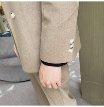 画像をギャラリービューアに読み込む, メンズ セットアップ スーツ ダブル セットアップ 秋冬 韓国