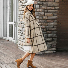 画像をギャラリービューアに読み込む, チェック柄チェスターコート