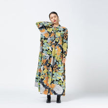 画像をギャラリービューアに読み込む, ワンピース レトロ 花柄 ボタニカル マキシ丈