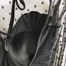 画像をギャラリービューアに読み込む, 気品溢れるベルベット 舞踏会ドレス ワンピース水着