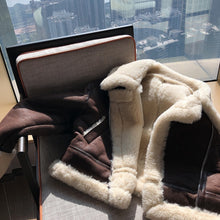 画像をギャラリービューアに読み込む, 革ジャン ジャケット ショート丈 レザー フェイクムートン