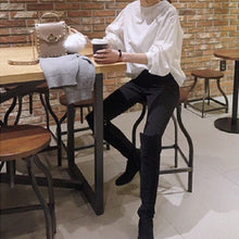 画像をギャラリービューアに読み込む, シャツ バルーンスリーブ トップス ノーカラー