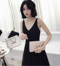 画像をギャラリービューアに読み込む, スパゲティストラップ ブラックドレス 二次会 前撮り 後撮り
