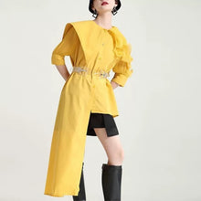 画像をギャラリービューアに読み込む, アシンメトリー チュール ドッキング ブラウス パフ