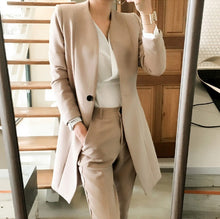 画像をギャラリービューアに読み込む, パンツスーツ フォーマル ロングジャケット 卒業式 入学式