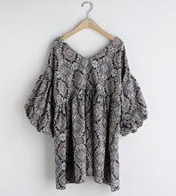 画像をギャラリービューアに読み込む, ボリューム袖ペイズリーブラウス  レデイース