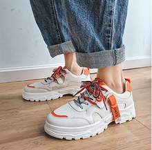 画像をギャラリービューアに読み込む, 50%OFF メンズ ダットスニーカー カジュアル 厚底カラーマッチング  秋冬 韓国風