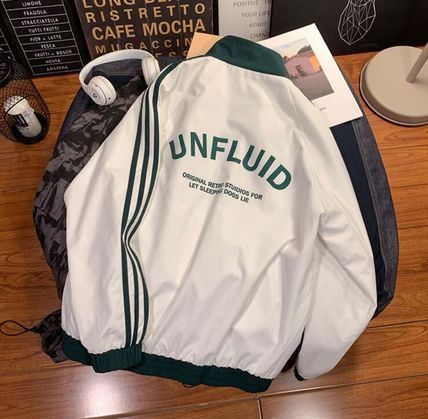 ナイロンジャケット ジップアップ ジャージ バイカラー ライン