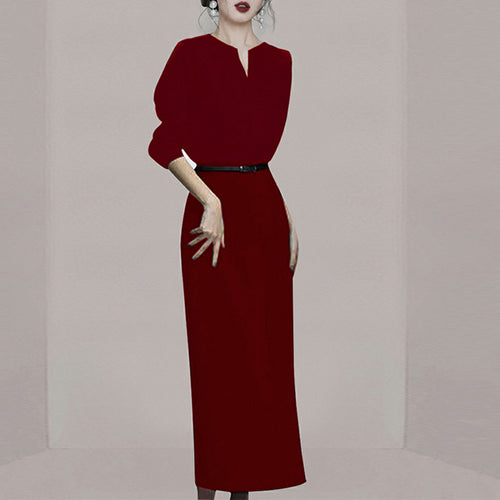 レディース パーティードレス ロング スリム 結婚式 二次会 ２色