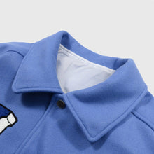 画像をギャラリービューアに読み込む, スタジャン ロゴ ユニセックス バイカラー カジュアル