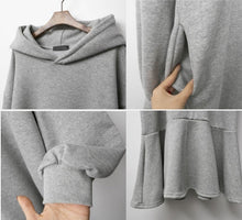 画像をギャラリービューアに読み込む, パーカーワンピース ロングワンピース スウェットワンピース