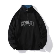画像をギャラリービューアに読み込む, ロゴ ハーフジップ スウェットシャツ カジュアル