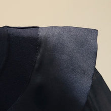 画像をギャラリービューアに読み込む, シースルーフリルニット  レデイース ブラック