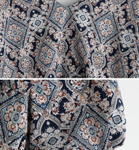 画像をギャラリービューアに読み込む, ボリューム袖ペイズリーブラウス  レデイース