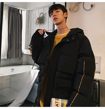 画像をギャラリービューアに読み込む, ダウンビッグシルエット 韓国 フード付き ハイネック キルティング アウター 大きいサイズ 秋冬