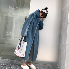 画像をギャラリービューアに読み込む, ロングファーコート♪秋冬韓国アウター、ダウン、ムートンジャケット  秋冬