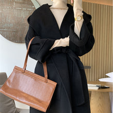 画像をギャラリービューアに読み込む, ウール コート フーディー  ロングコート  レデイース 2色