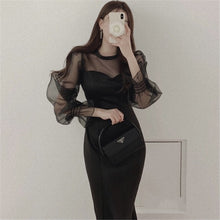 画像をギャラリービューアに読み込む, パーティドレス 結婚式 2次会 シースルー マーメイド