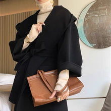 画像をギャラリービューアに読み込む, ウール コート フーディー  ロングコート  レデイース 2色