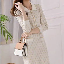 画像をギャラリービューアに読み込む, ニット ワンピース 大人可愛い  レデイース  2色