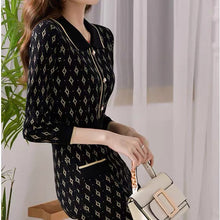 画像をギャラリービューアに読み込む, ニット ワンピース 大人可愛い  レデイース  2色