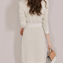 画像をギャラリービューアに読み込む, ニット ワンピース 大人可愛い  レデイース  2色